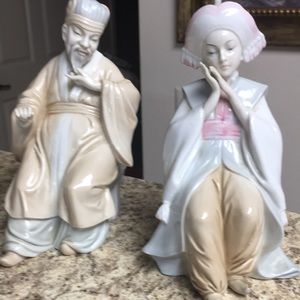 Man and woman Porcelain Figurines